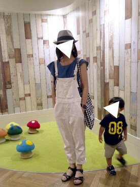 「mielle（ミエル）のアイテム」を使った、maroさん（レディース・156cm）の夏コーディネート