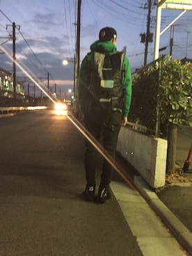 「STREAM TRAIL（ストリームトレイル）のアイテム」を使った、かずさん（メンズ・180cm）の冬コーディネート