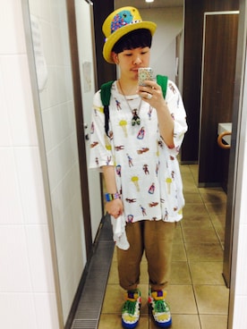 たかやんさん（メンズ・165cm）の夏コーディネート