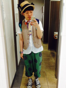 たかやんさん（メンズ・165cm）の夏コーディネート