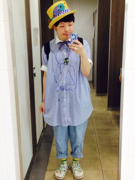 たかやんさん（メンズ・165cm）の夏コーディネート