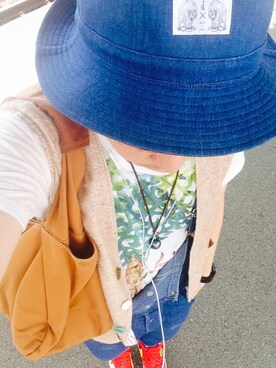 「BAG'n'NOUN」｜「アイテム（サロペット/オーバーオール）」を使った、たかやんさん（メンズ・165cm）の夏コーディネート