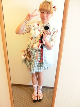 「thrift shop」｜Natashaさん（レディース・150cm）の夏コーディネート
