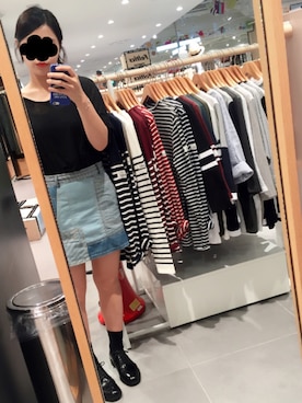 「skirt」｜「アイテム（その他シューズ）」を使った、soheeさん（レディース・159cm）の夏コーディネート