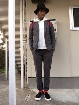 マキオ！さん（メンズ・178cm）の冬コーディネート