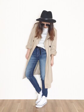 shihoさん（レディース・158cm）の冬コーディネート