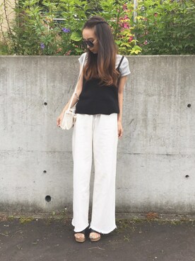 shihoさん（レディース・158cm）の夏コーディネート