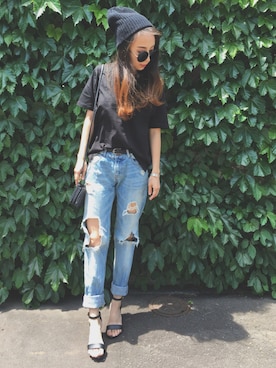 shihoさん（レディース・158cm）の夏コーディネート