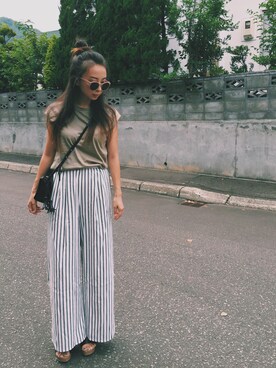 shihoさん（レディース・158cm）の夏コーディネート