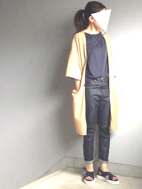 「nonnative（ノンネイティブ）のアイテム」を使った、imiさん（レディース・160cm）の夏コーディネート