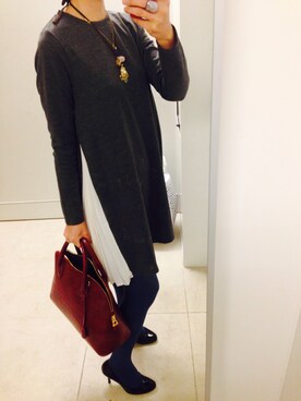 Naoko  Leeさん（レディース・163cm）の冬コーディネート