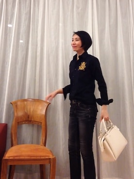 「しまむらバッグ」｜Naoko  Leeさん（レディース・163cm）の春コーディネート