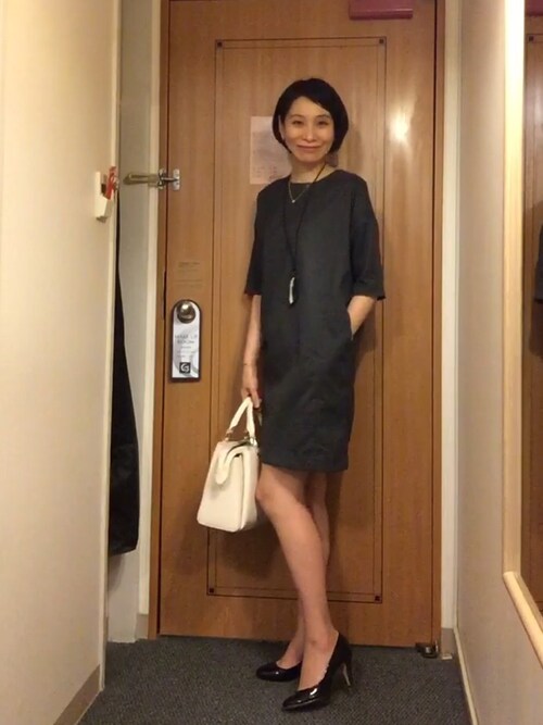 Naoko Lee 無印良品のワンピースを使ったコーディネート Wear