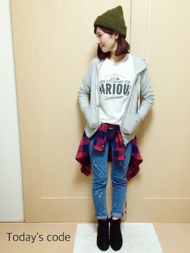 miyukiさん（レディース・150cm）の冬コーディネート