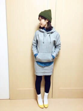 「UNIQLOコーデ」｜miyukiさん（レディース・150cm）の冬コーディネート