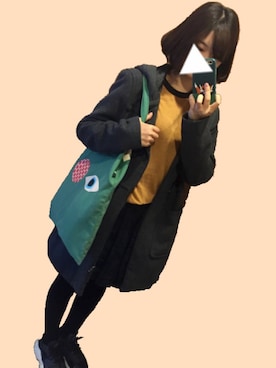 「Out of Print（アウトオブプリント）のアイテム」を使った、TAOさん（レディース・154cm）の秋コーディネート