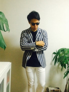 「BAFY（バフィー）のアイテム」を使った、AOさん（メンズ・164cm）の夏コーディネート