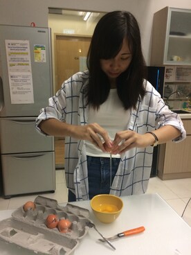 Kathy Hoさん（レディース・158cm）の秋コーディネート