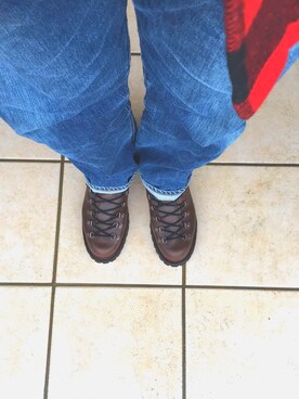 「PENDLETON（ペンドルトン）のアイテム（カバーオール）」を使った、トモ６さん（メンズ・184cm）の冬コーディネート