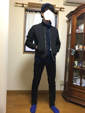 「HVC（エイチブイシー）のアイテム（シューズ）」を使った、はやPさん（メンズ・174cm）の秋コーディネート