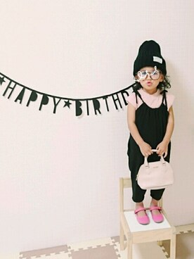 「babygap」｜「アイテム（パンプス）」を使った、Riiiiiiia♡さん（キッズ・100cm）の夏コーディネート