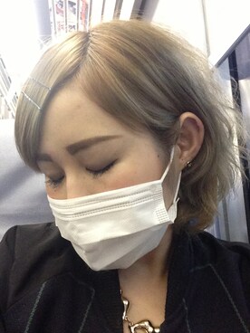 「NOMINE（ノミネ）のアイテム（ブルゾン）」を使った、きゃなてぃーさん（レディース・156cm）の春コーディネート