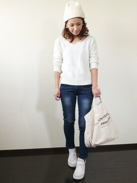 NANAさん(レディース・161cm)の冬コーディネート