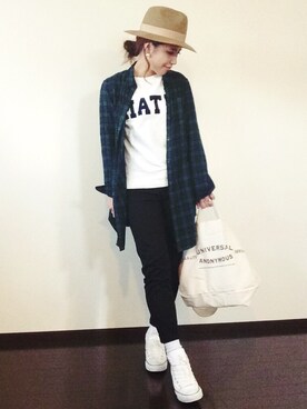 NANAさん(レディース・161cm)の冬コーディネート