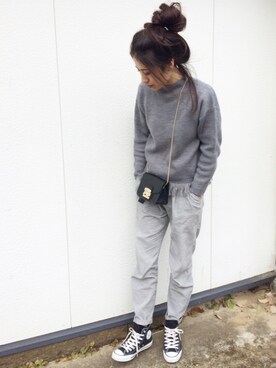 NANAさん（レディース・161cm）の冬コーディネート