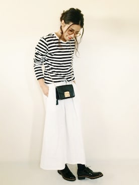 「B'2nd（ビーセカンド）のアイテム」を使った、NANAさん（レディース・161cm）の冬コーディネート