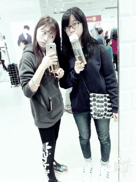 「BKK ORIGINALのアイテム」を使った、tuan_pinpinさん（レディース・156cm）の冬コーディネート