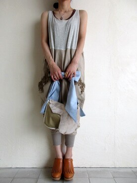 「SOWA（ソーワ）のアイテム」を使った、TITY niigataさん（レディース・160cm）の夏コーディネート