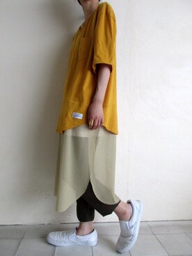 「banal chic bizarre」｜「アイテム（Tシャツ/カットソー）」を使った、TITY niigataさん（レディース・160cm）の夏コーディネート