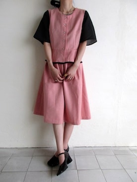 「RED Profile（レッドプロフィール）のアイテム」を使った、TITY niigataさん（レディース・160cm）の秋コーディネート