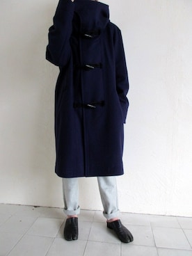 「hatra（ハトラ）のアイテム（ジャケット/アウター）」を使った、TITY niigataさん（レディース・160cm）の冬コーディネート