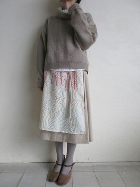 「SOWA（ソーワ）のアイテム」を使った、TITY niigataさん（レディース・160cm）の冬コーディネート