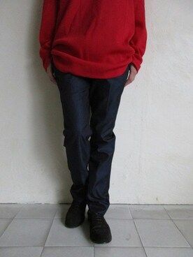 「banal chic bizarre」｜「アイテム（パンツ）」を使った、TITY niigataさん（レディース・160cm）の冬コーディネート