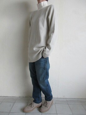 「banal chic bizarre」｜「アイテム（Tシャツ/カットソー）」を使った、TITY niigataさん（レディース・160cm）の冬コーディネート