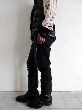 「blackmeans（ブラックミーンズ）のアイテム（その他）」を使った、TITY niigataさん（レディース・160cm）の夏コーディネート