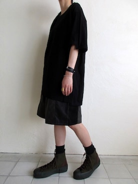 「banal chic bizarre」｜「アイテム（Tシャツ/カットソー）」を使った、TITY niigataさん（レディース・160cm）の夏コーディネート