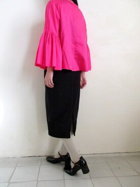 「RED Profile（レッドプロフィール）のアイテム」を使った、TITY niigataさん（レディース・160cm）の秋コーディネート