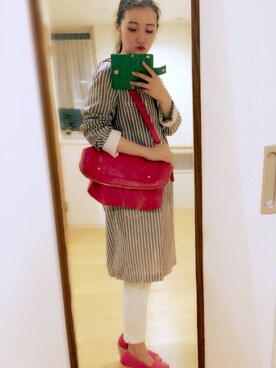 「アイテム（ノーカラージャケット）」を使った、こりなっくまさん（レディース・157cm・20代）の夏コーディネート