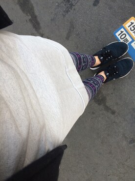 「URBAN RESEARCH（アーバンリサーチ）のアイテム（レギンス/スパッツ）」を使った、やよいさん（レディース・166cm）の冬コーディネート