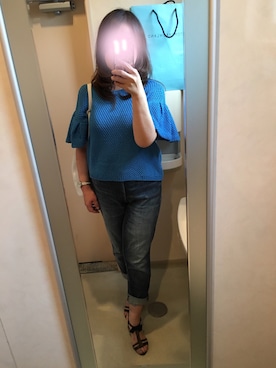 「UNTITLED（アンタイトル）のアイテム（サンダル）」を使った、そらたんさん（レディース・161cm）の夏コーディネート