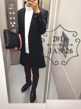 「ラグジュアリーストリート」｜「アイテム（アナログ腕時計）」を使った、AMUさん（メンズ・174cm）の春コーディネート