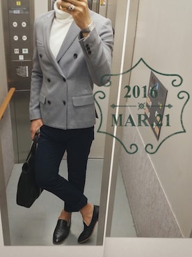 「ユナイテッドアローズ」｜「アイテム（その他シューズ）」を使った、AMUさん（メンズ・174cm）の春コーディネート