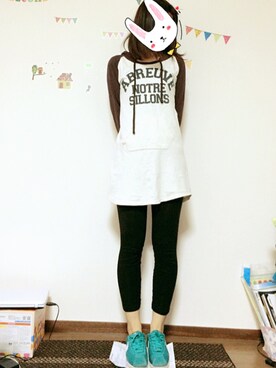 「フード」｜♡♡®iｏ♡♡さん（レディース・157cm）の秋コーディネート