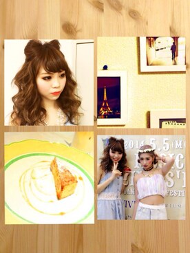 「アイテム（ワンピース、ブルー系）」を使った、あかねさん（レディース・165cm）の春コーディネート