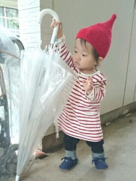 papiさん(キッズ・70cm)の春コーディネート