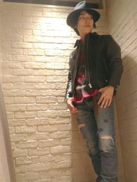 百井 涼太さん（メンズ・173cm）の冬コーディネート